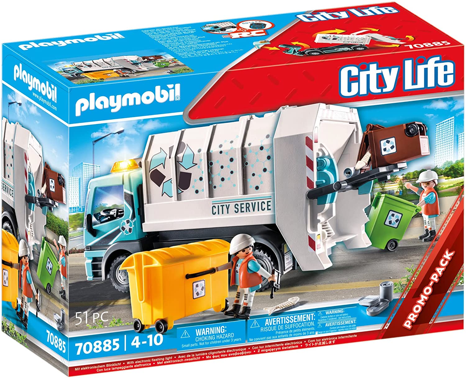 CAMION DE BASURA CON LUCES 70885 - N36922