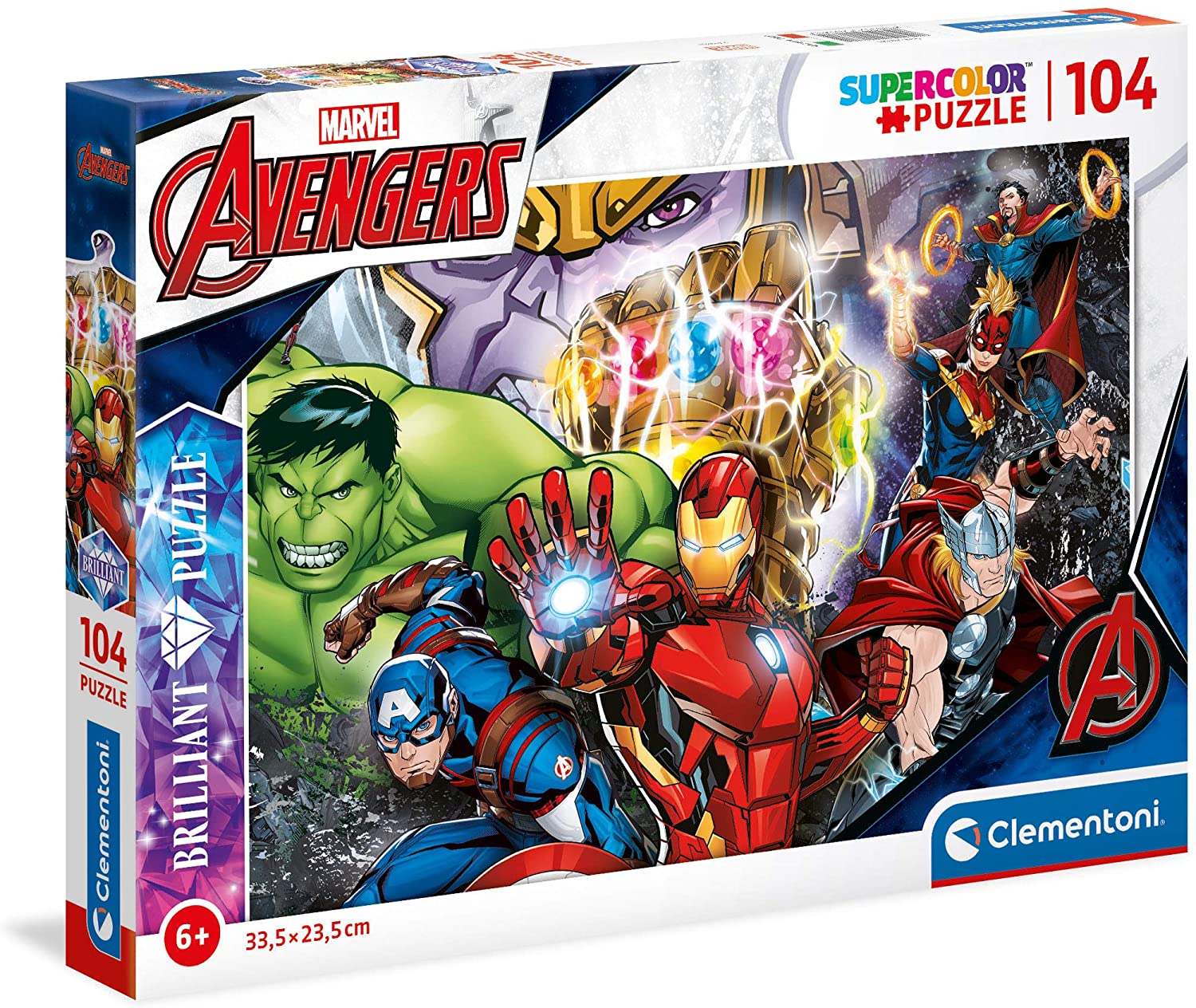 PUZZLE 104 BRILLANTE MARVEL 20181