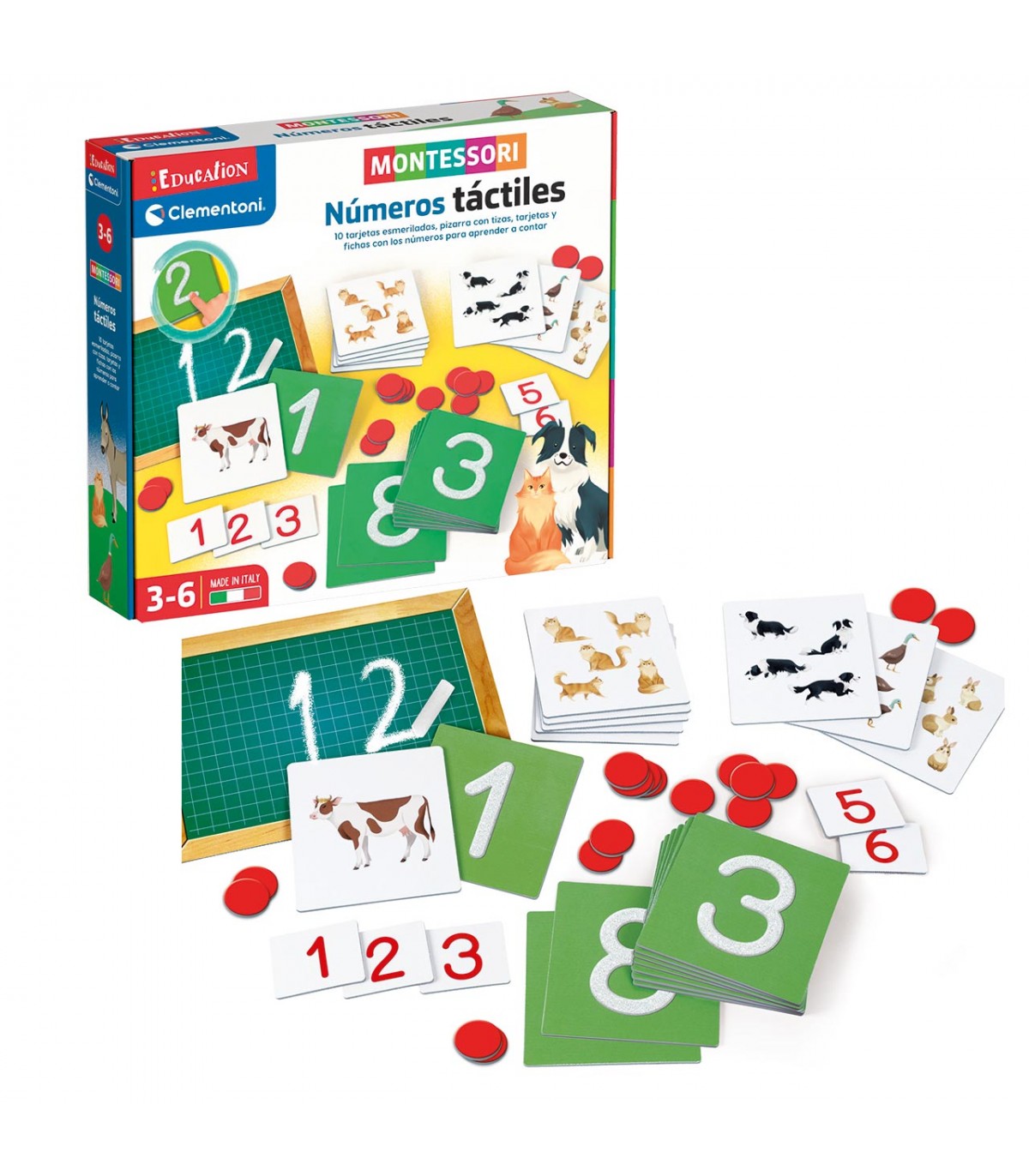 MONTESSORI NUMEROS TACTILES 55451