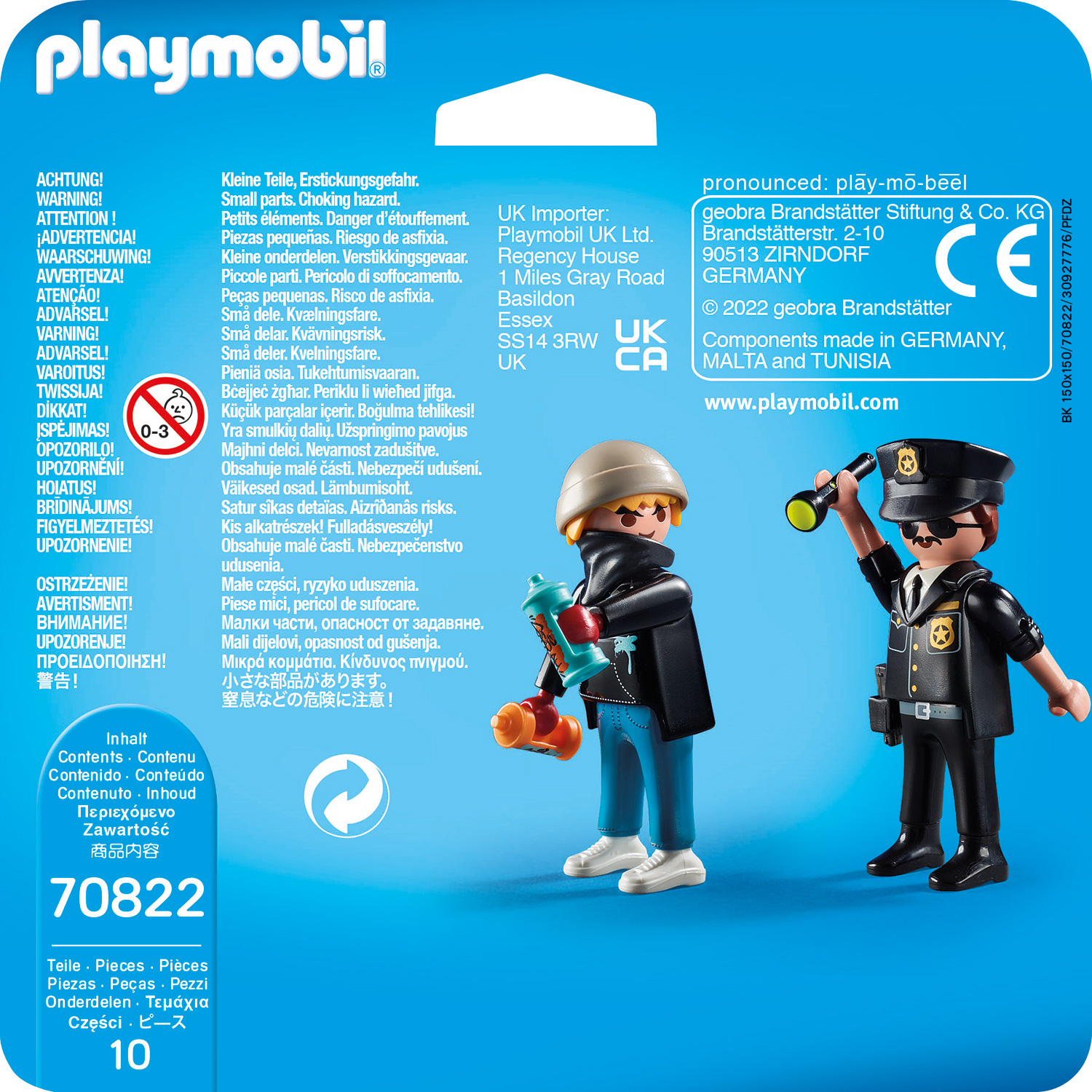 DUO PACK POLICIA Y VANDALO 70822