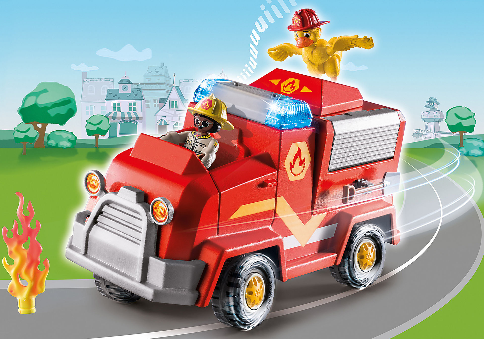 VEHICULO DE EMERGENCIA DE LOS BOMBEROS 70914