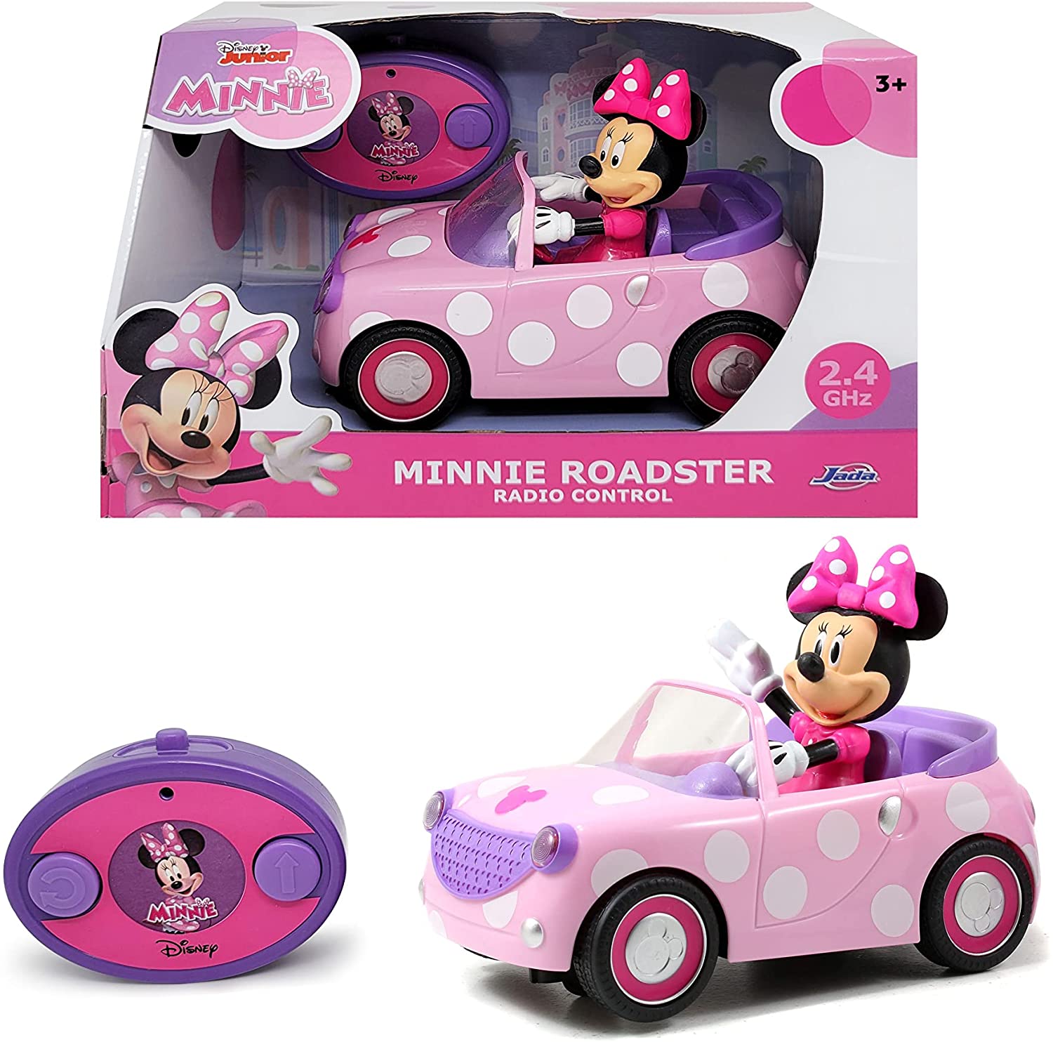 COCHE RADIO CONTROL MINNIE ROADSTER 19CM 253074001 - N55023