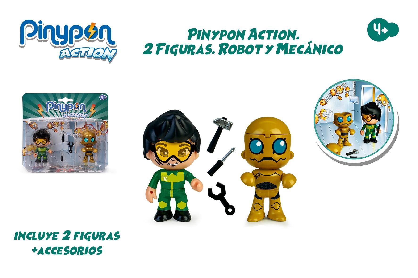 PINYPON ACTION MECANICO Y ROBOT 700017034