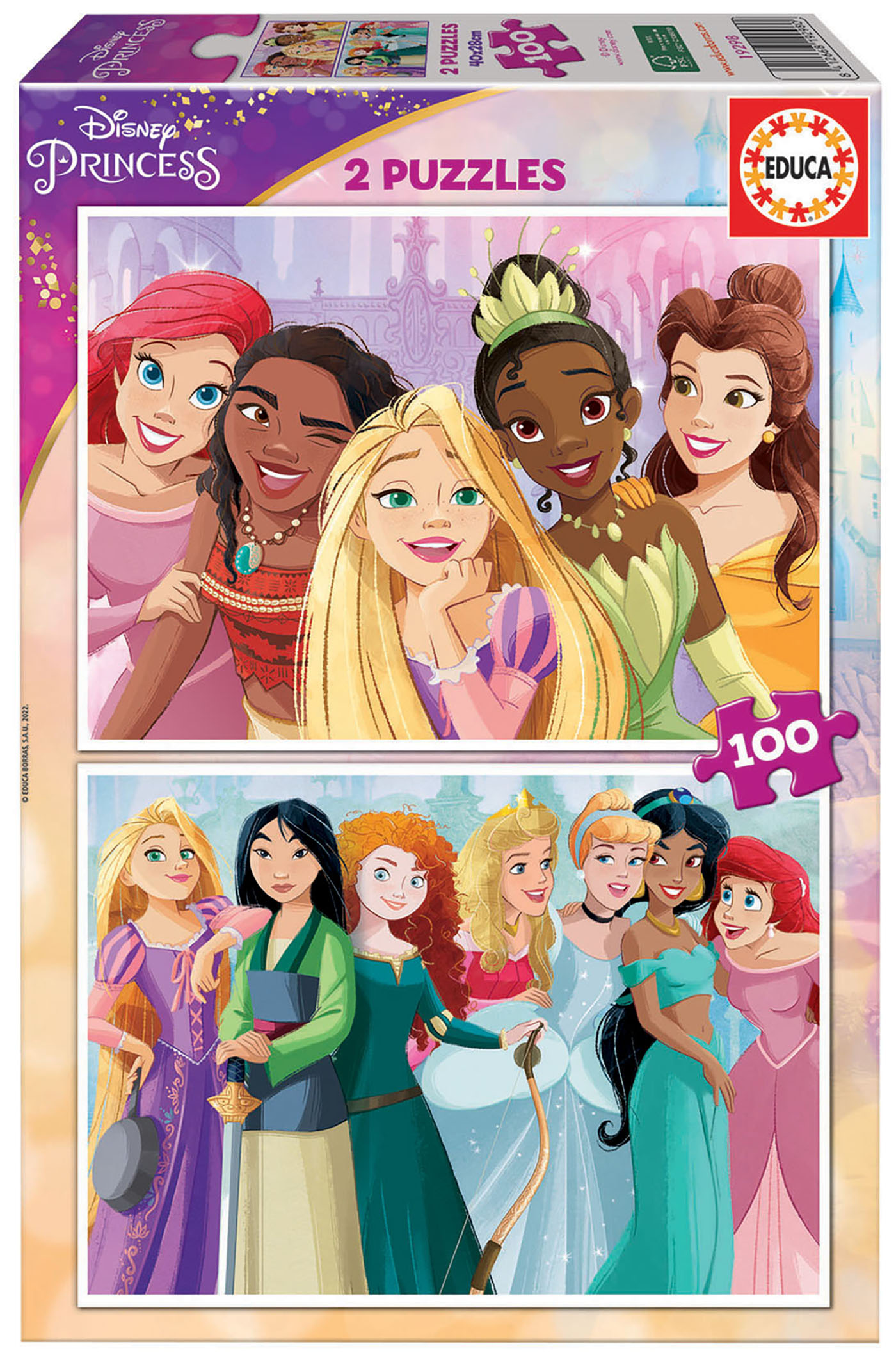 2X100 DISNEY PRINCESS 19298