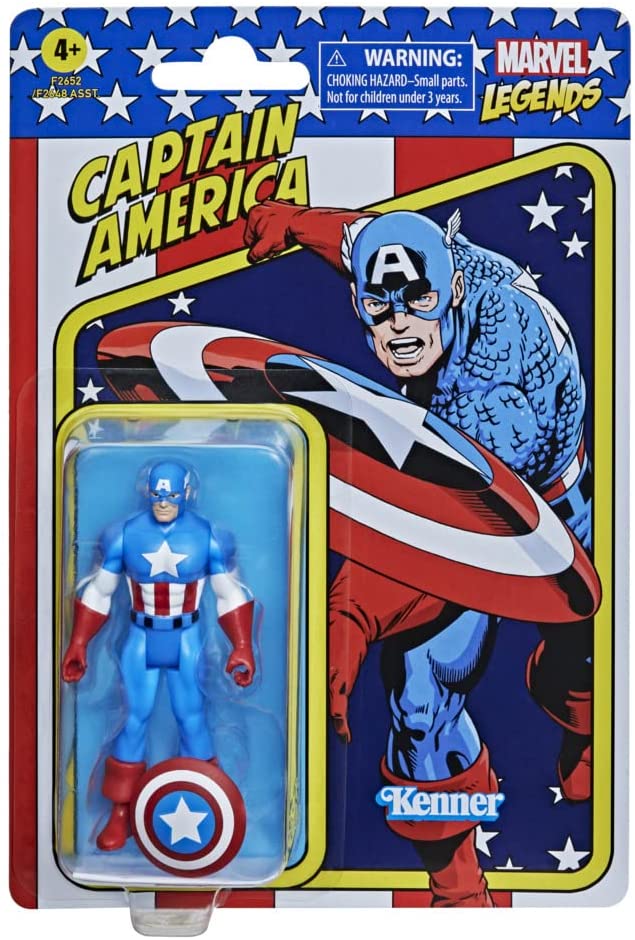 CAPITAN AMERICA FIGURA 9.5 CM MARVEL LEGENDS RETRO F26525
