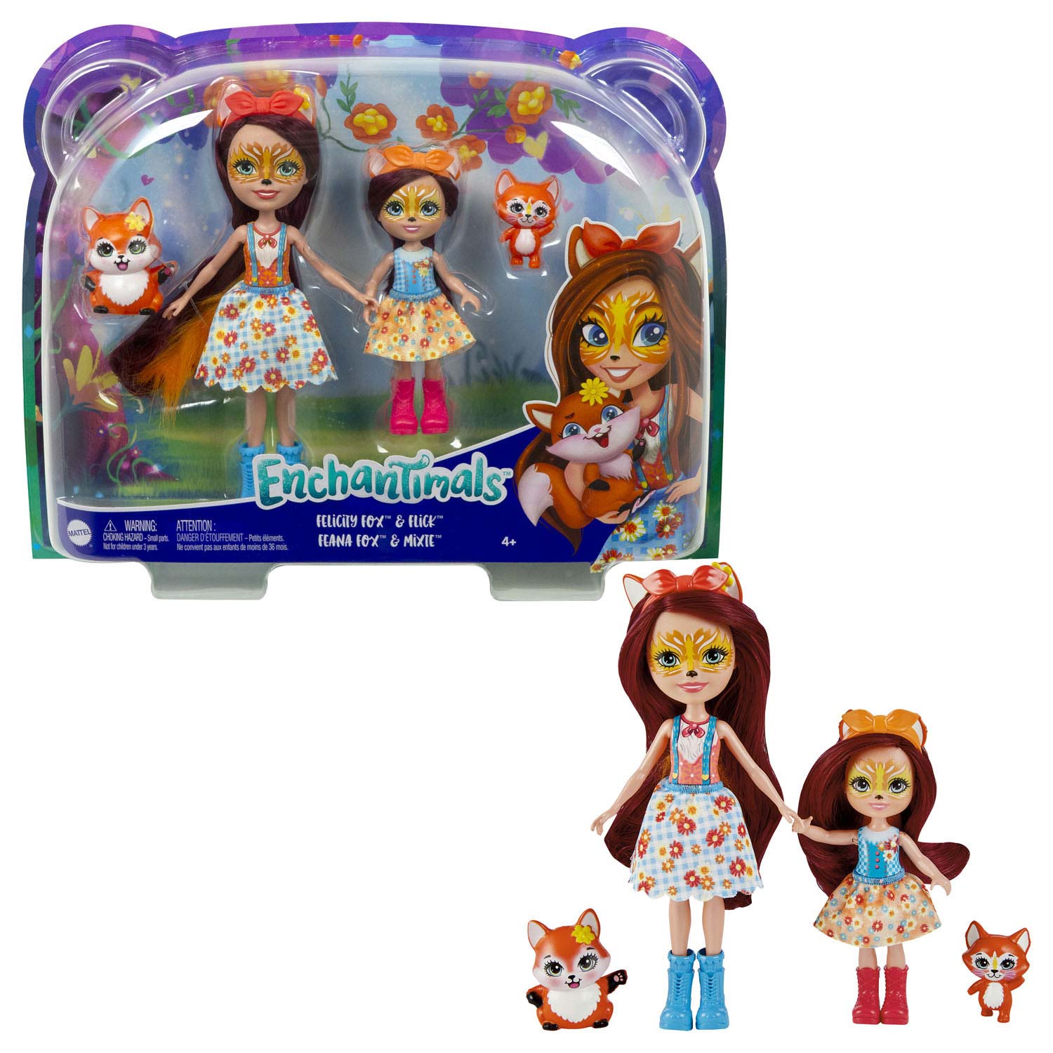 ENCHANTIMALS AMIGAS Y HERMANAS - FLICA Y MIXIE HCF79 - V6822