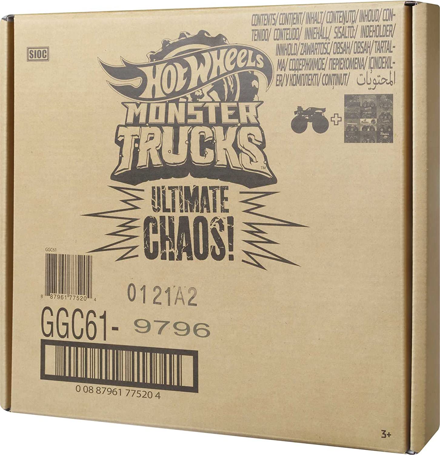 HOT WHEELS MONSTER TRUCKS GGC61