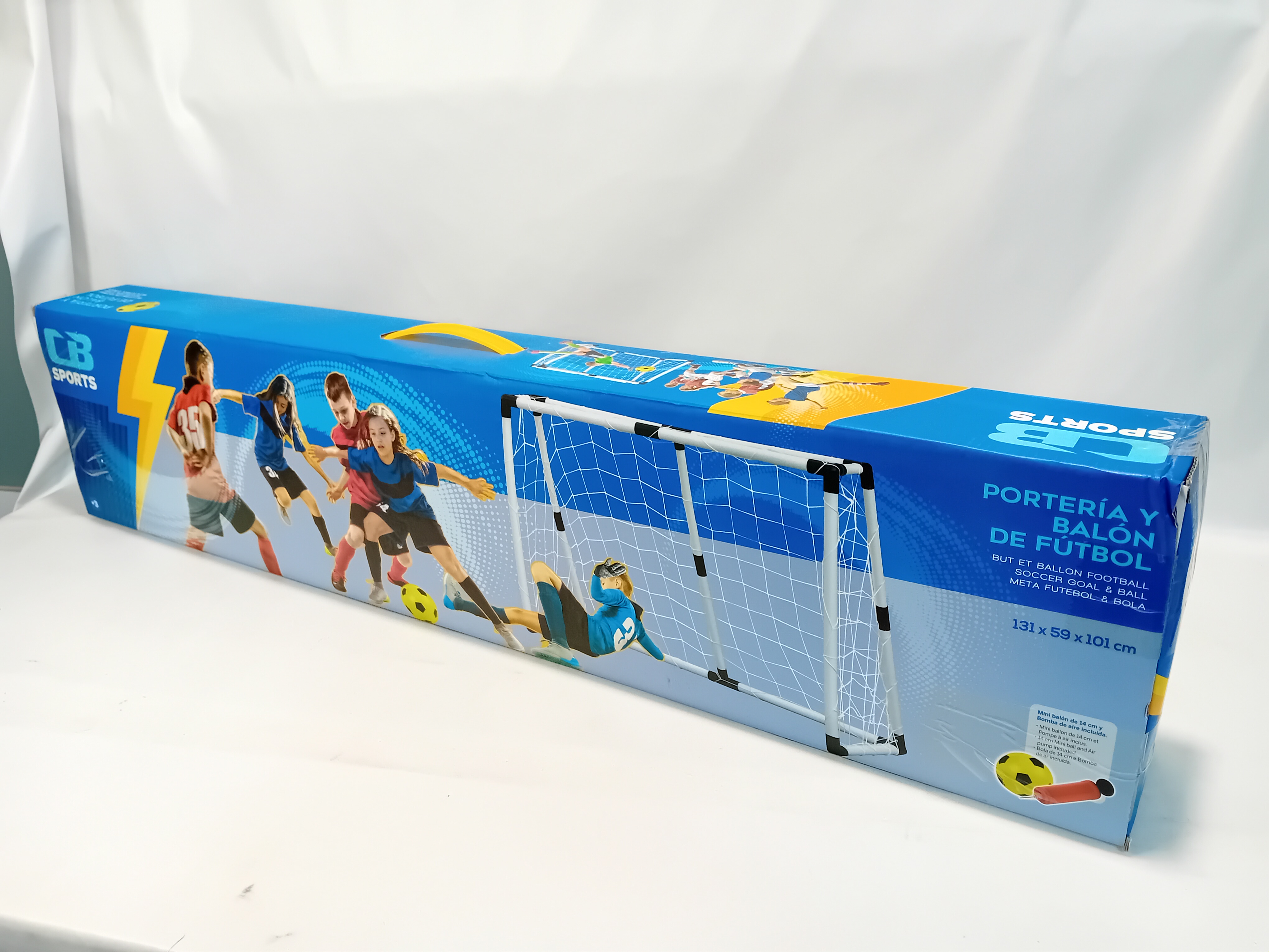 SET PORTERIA FUTBOL BALON INCLUIDO 40387 - V49322 