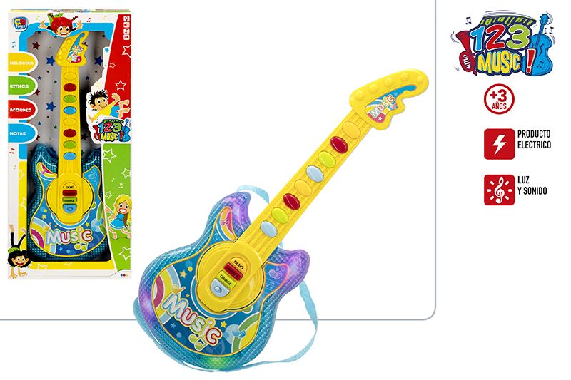 MUSIC GUITARRA CON LUZ Y SONIDO 46840