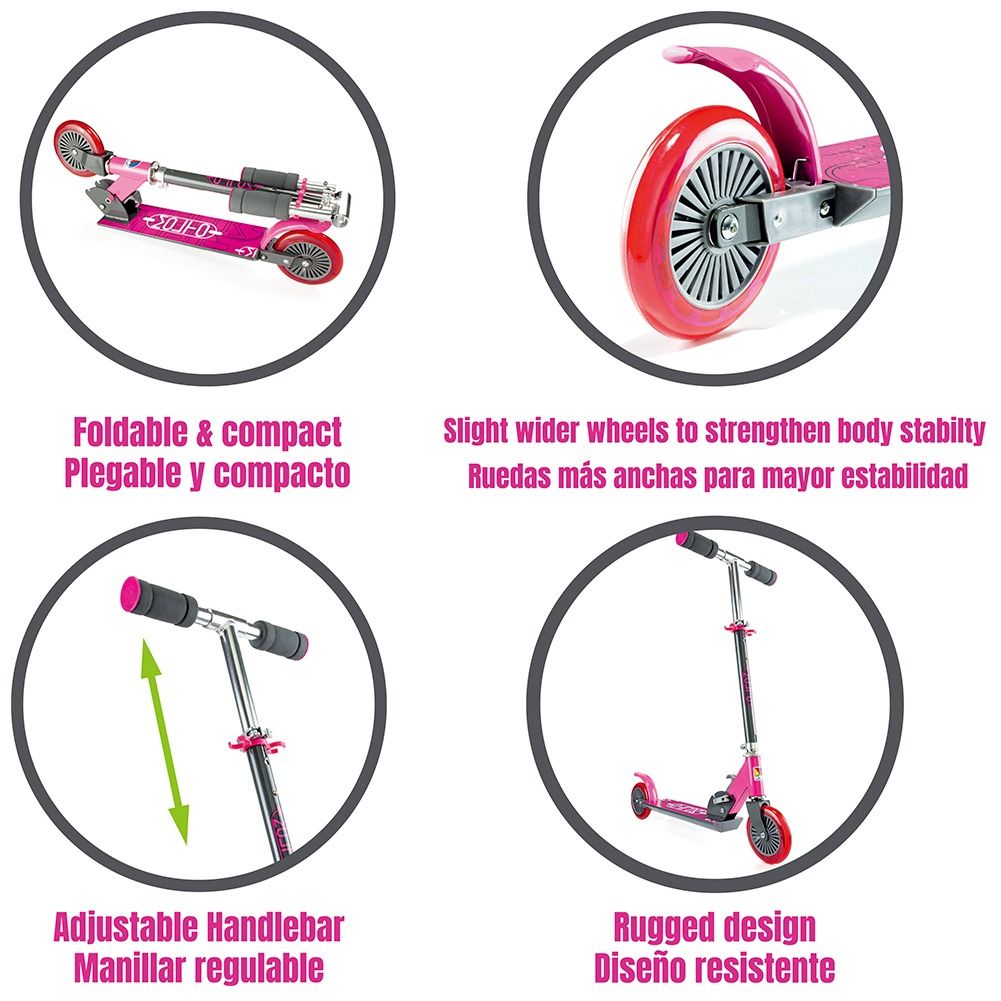 PATINETE PLEGABLE ROSA 21243 - V29823