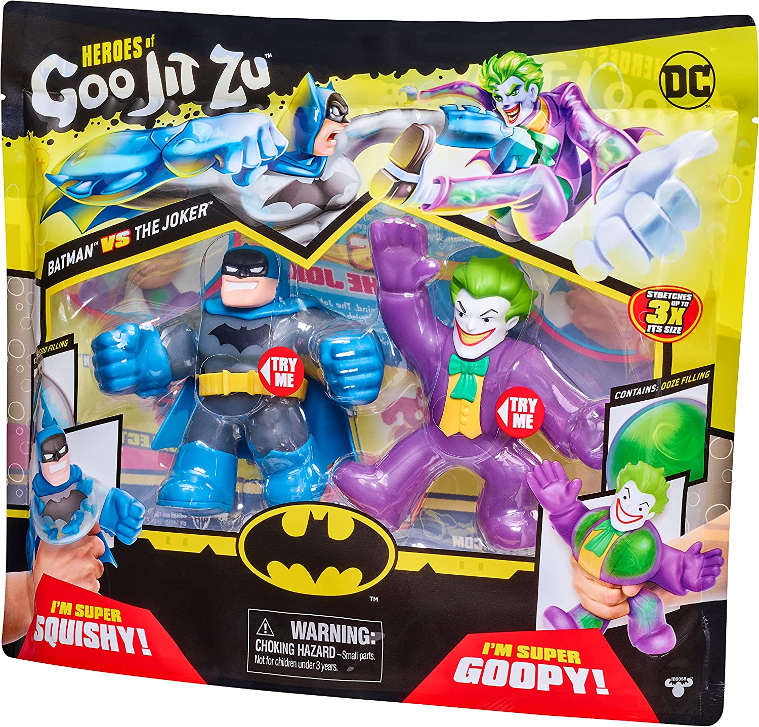 PACK 2 HEROES DC GOO JIT ZU CO41184