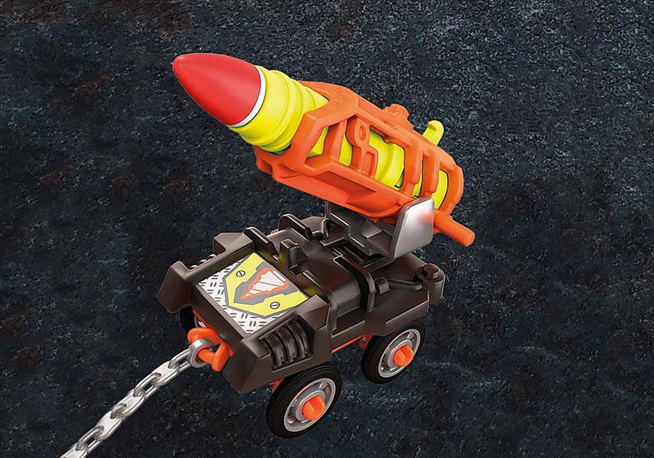 DINO MINE CARRO DE COHETES 70929
