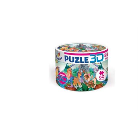 PUZZLE 3D UNICORNIOS PUR006