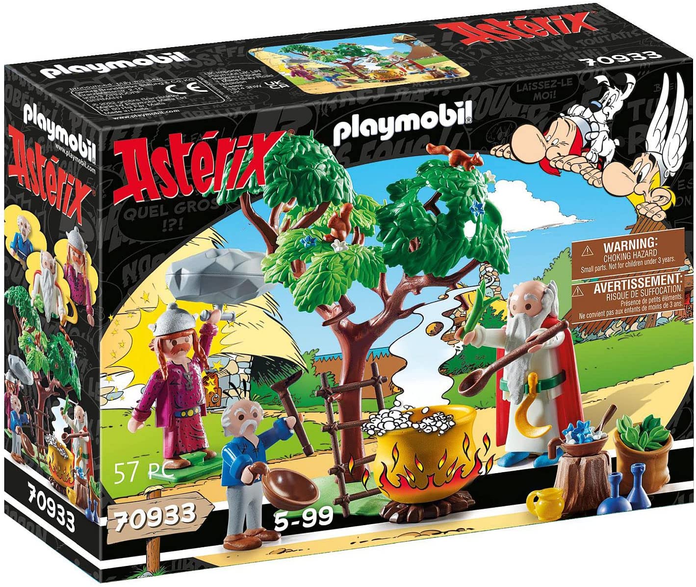 ASTERIX PANORAMIX CON EL CALDERO 70933