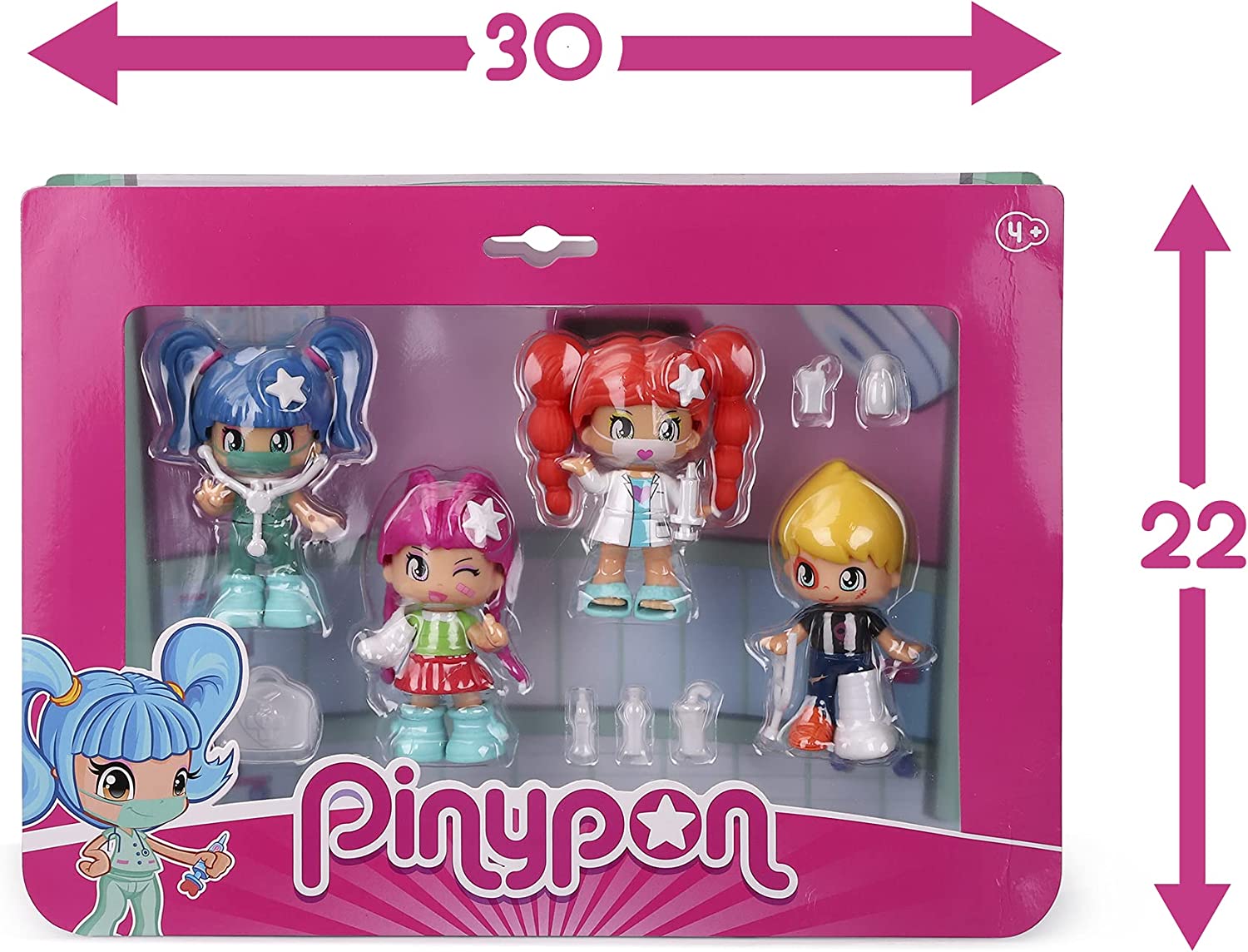 PACK 4 FIGURAS PINYPON 16650