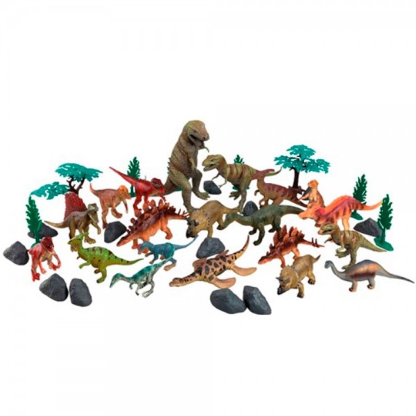 SET DE 40 PIEZAS DINOSAURIOS D6704
