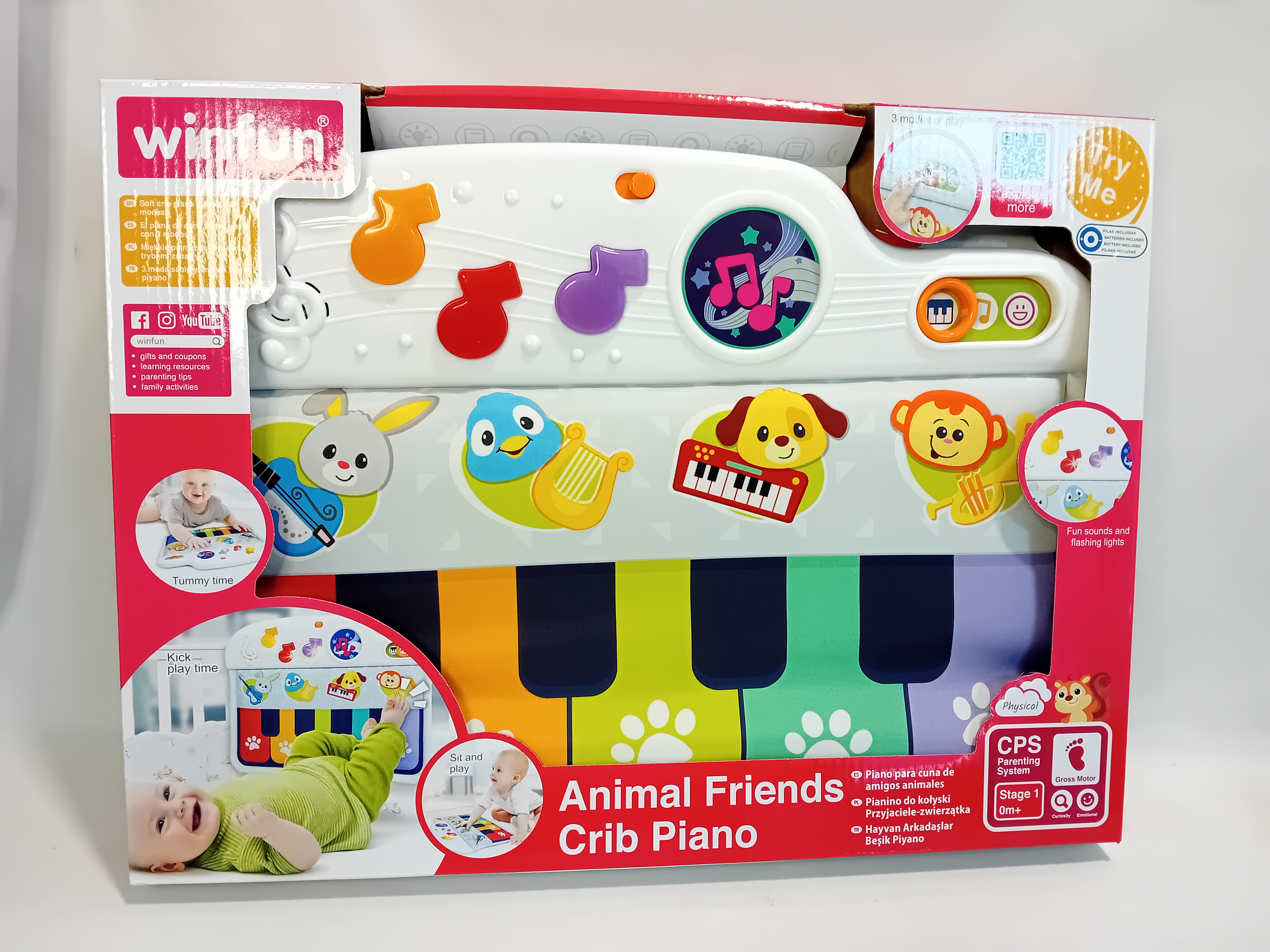 PIANO CUNA ANIMALES MELODIAS 46878 - N102623