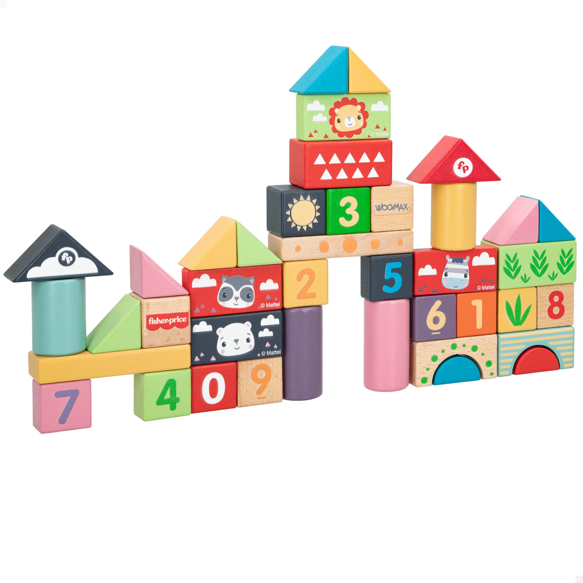SET 40 PCS. BLOQUES MADERA 48816 - N85822