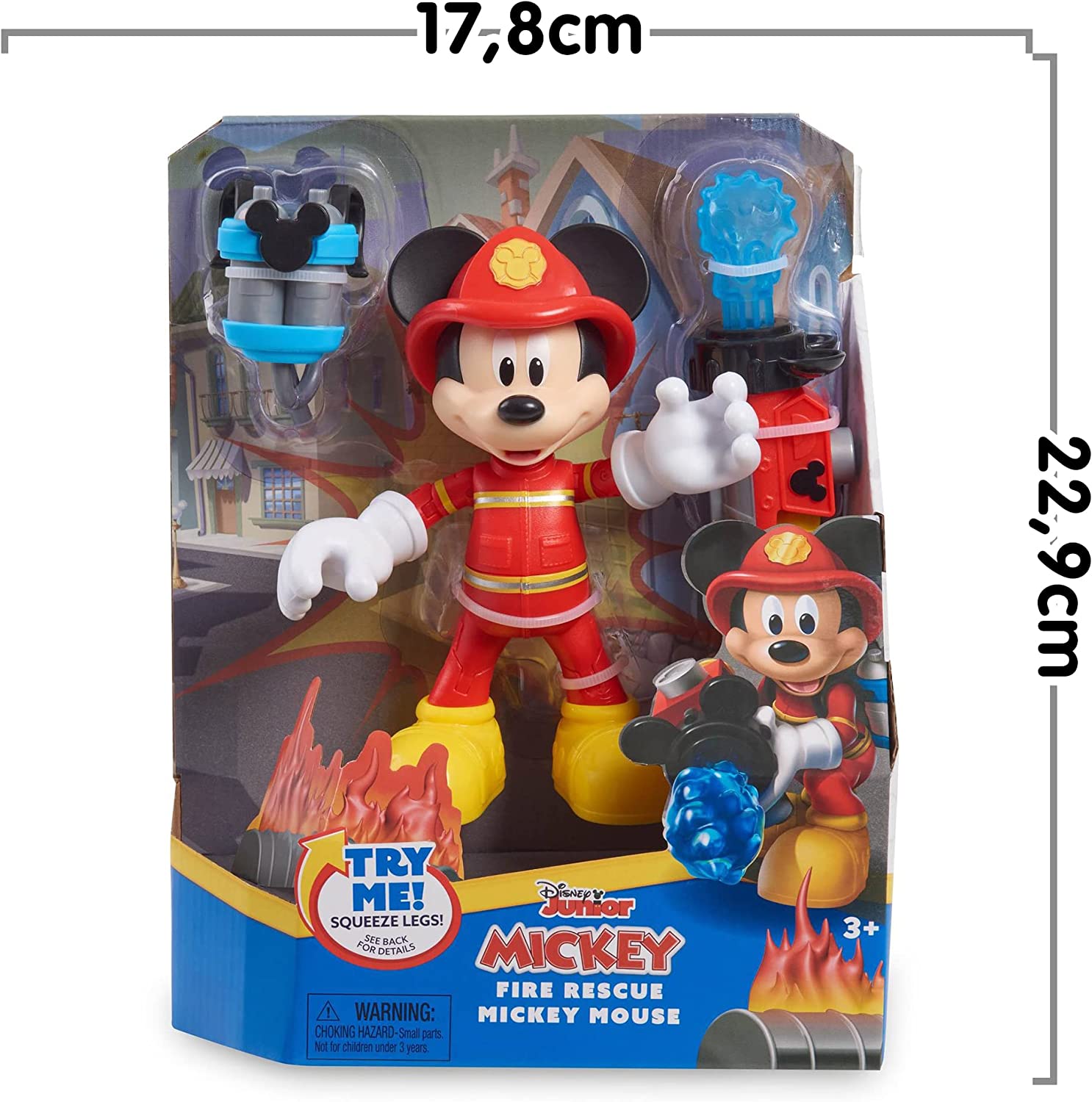 FIGURA BOMBERO 15CM MICKEY MCC20000