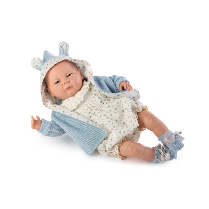BEBE REBORN CHAQUETA AZUL CAJA 5306
