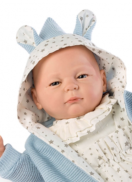 BEBE REBORN CHAQUETA AZUL CAJA 5306