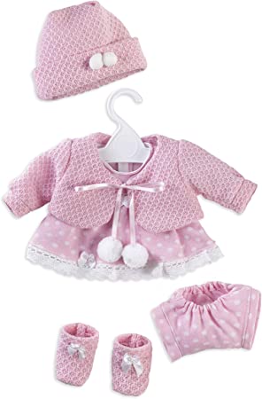 CONJUNTO VESTIDO ROSA CON PERCHA T5110