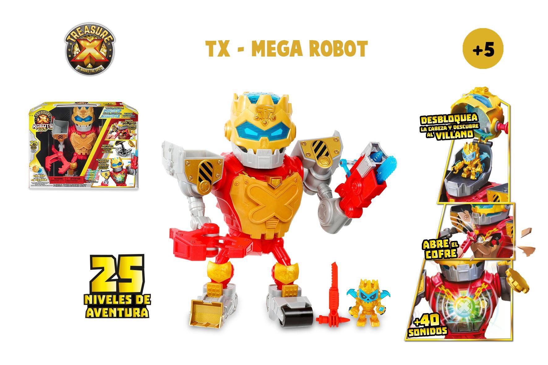 MEGA ROBOT TREASURE X ROBOTS GOLD TRR51000 - N63622