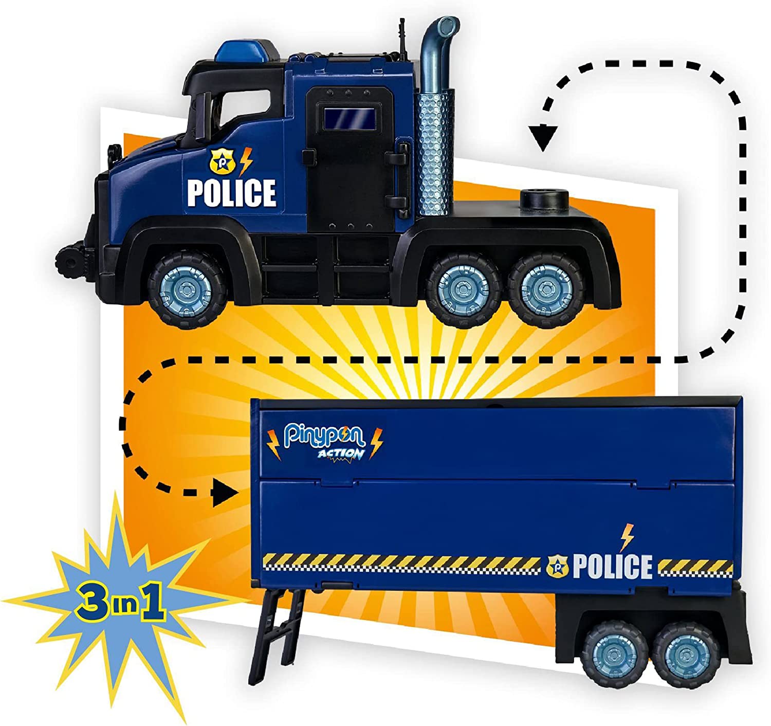 PINYPON ACTION SUPER CAMION DE POLICIA 700017344 - N63022