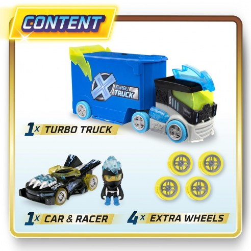 T-RACERS X RACER TURBO TRUCK PTRSP114IN40