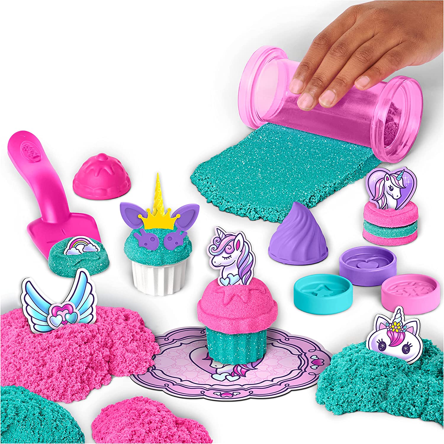 KIT PASTELERIA UNICORNIO KINETIC SAND 6065201 - N42923