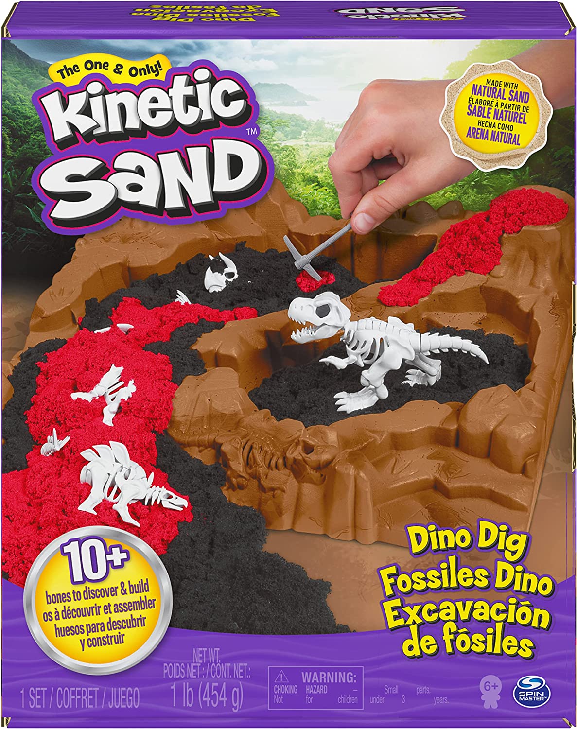 EXCAVACION DINOSAURIOS KINETIC SAND 6055874 - N109822