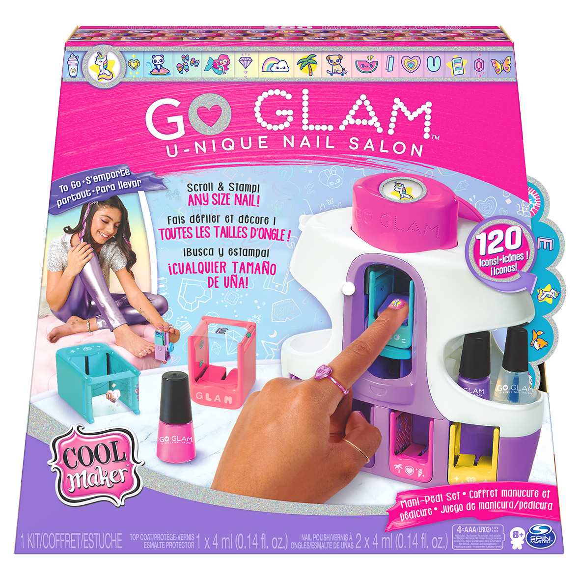 SALON DE UÑAS GO GLAM UNIQUE 6061175 - N42523