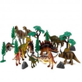 SET DE 30 PIEZAS DINOSAURIOS D6604