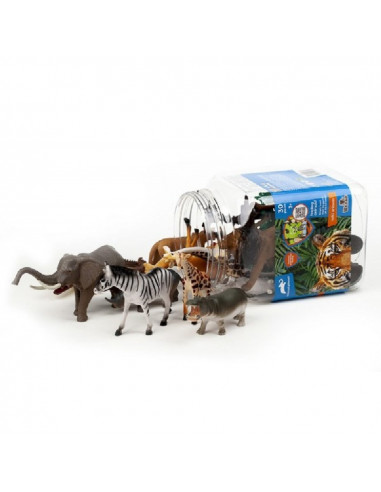 SET DE 30 PIEZAS ANIMALES SALVAJES D6601