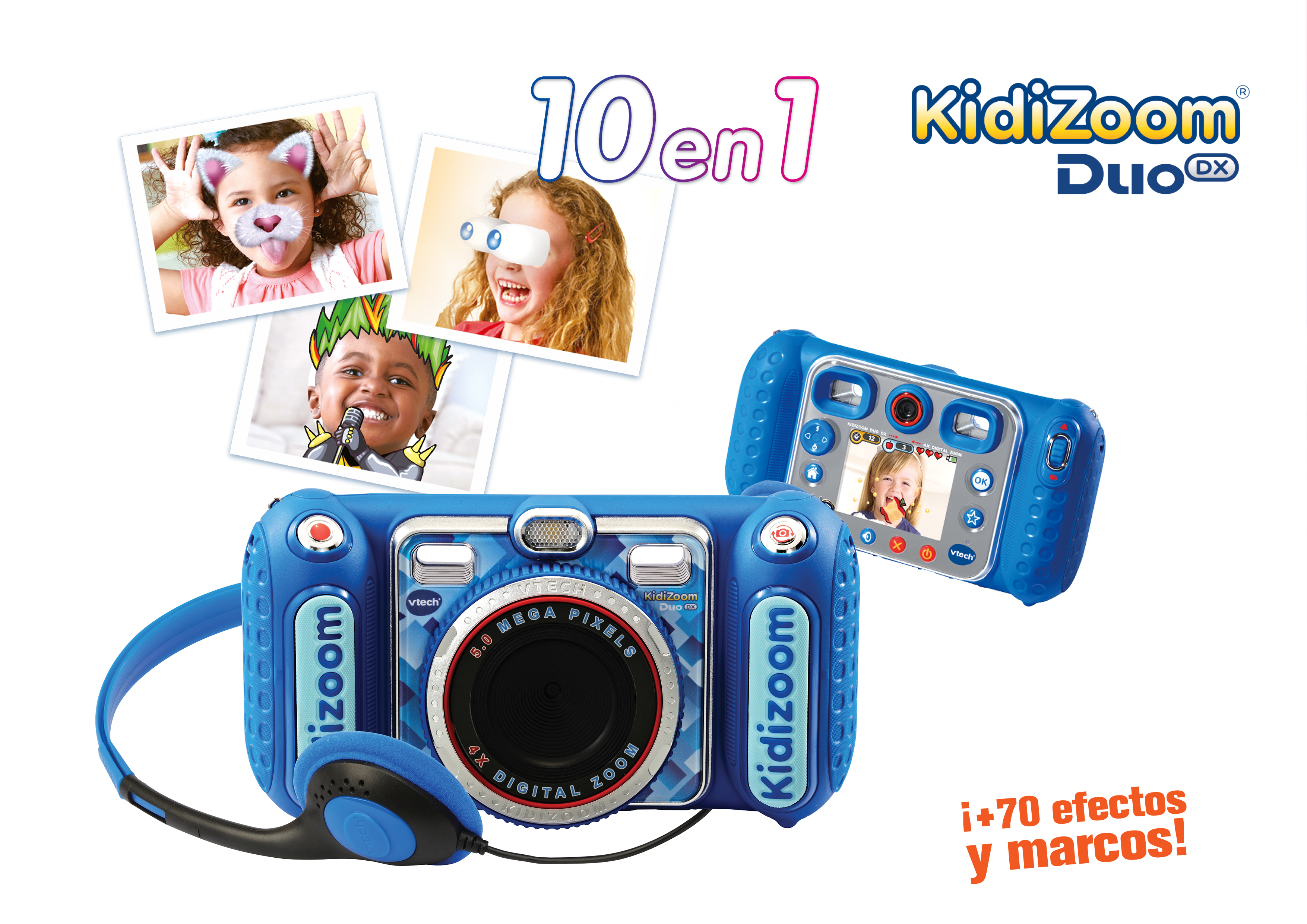 CAMARA DE FOTOS Y VIDEO KIDIZOOM DUO 10EN1 AZUL 520022 - N62723 