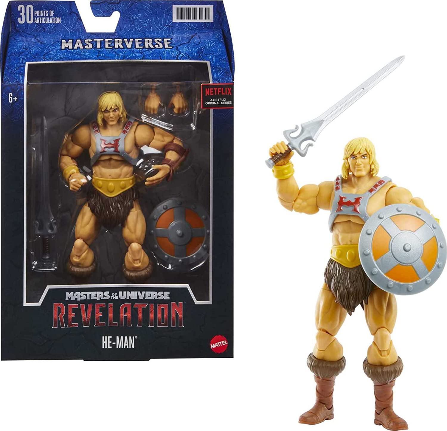 FIGURA HE MAN 18 CM MASTERS OF THE UNIVERSE REVELATION GYV09