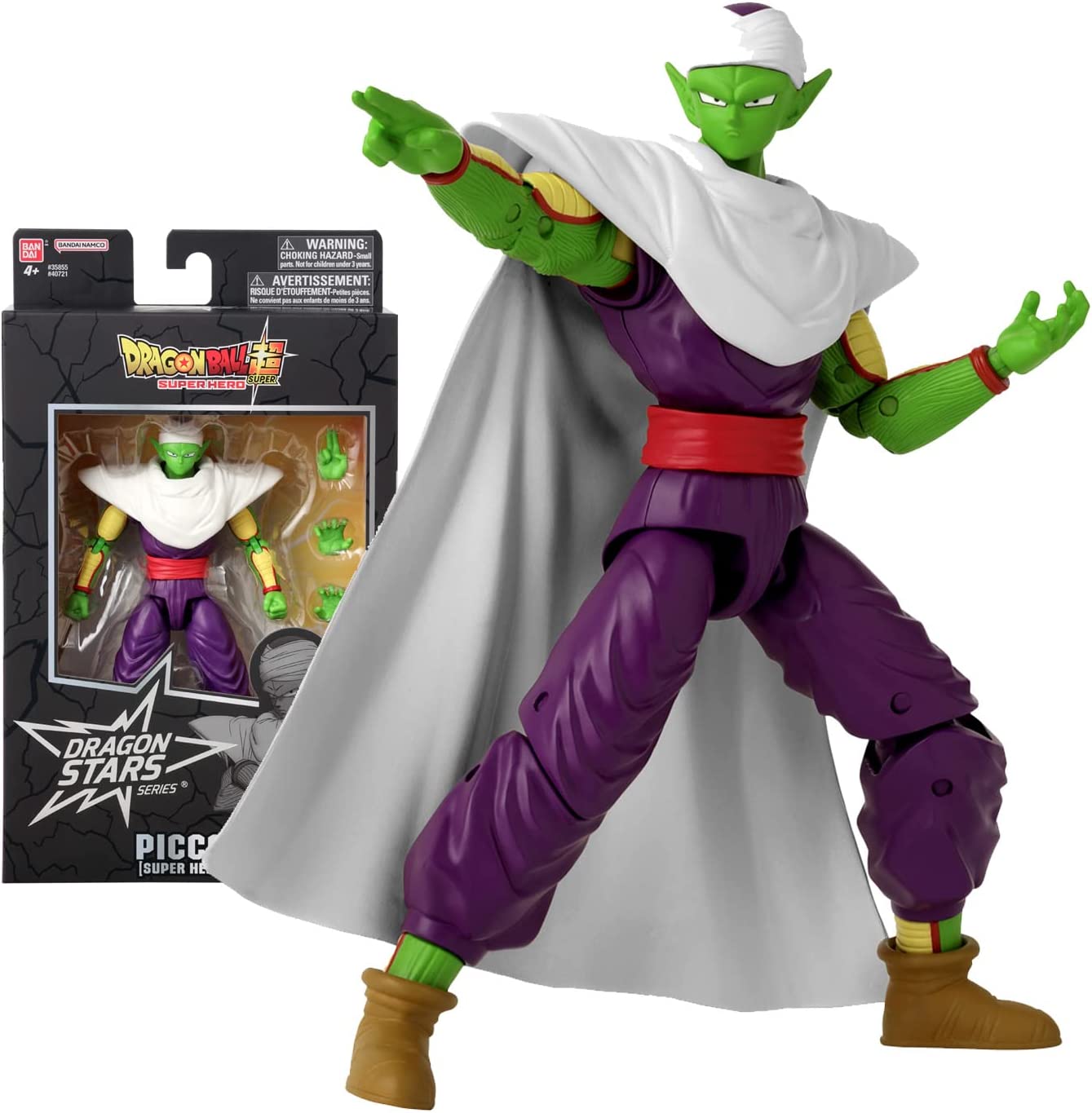 DRAGON BALL FIGURA PICCOLO SUPERHERO DRAGON STARS 17 CM 40721  V2323