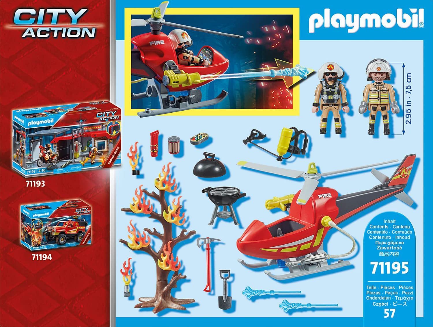 HELICOPTERO DE BOMBEROS 71195 V43223