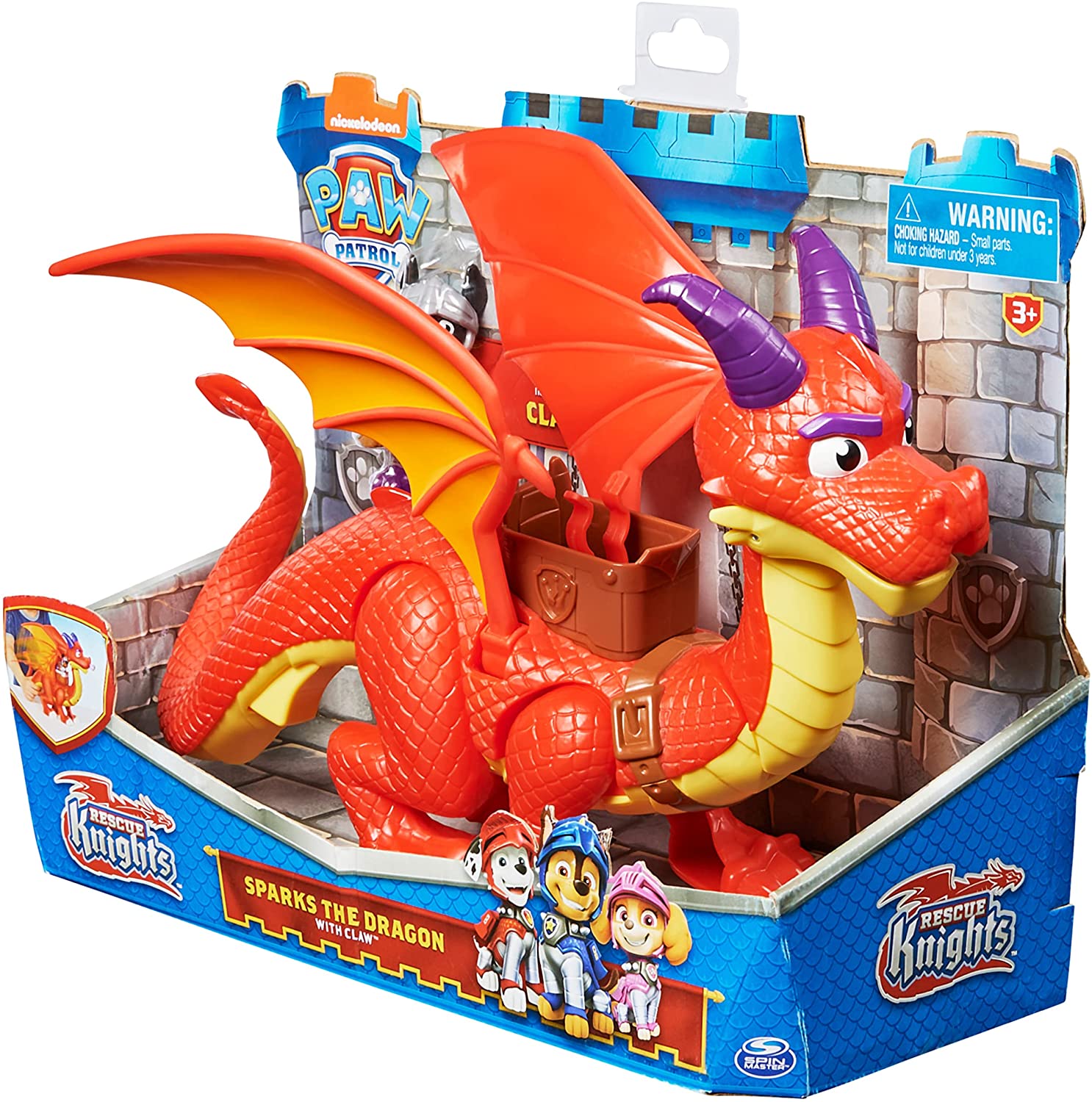 PATRULLA CANINA RESCATE KNIGHT SPARKS EL DRAGON Y GARRA 6062105  V48223