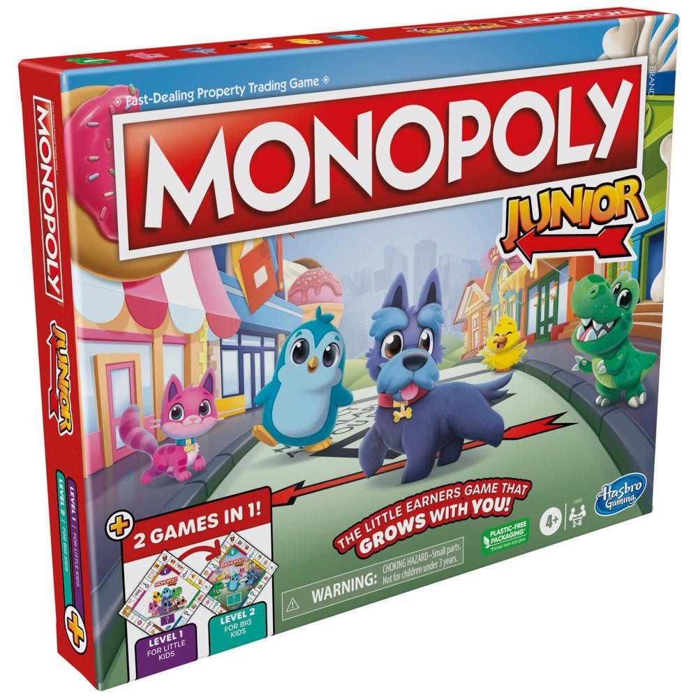 MONOPOLY JUNIOR 2 GAMES IN 1 F8562 - N93224