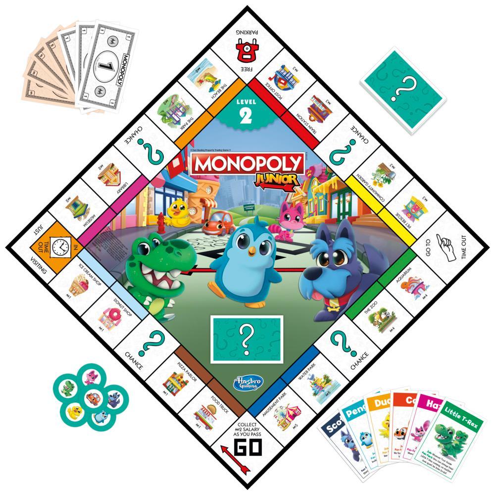 MONOPOLY JUNIOR 2 GAMES IN 1 F8562 - N93224