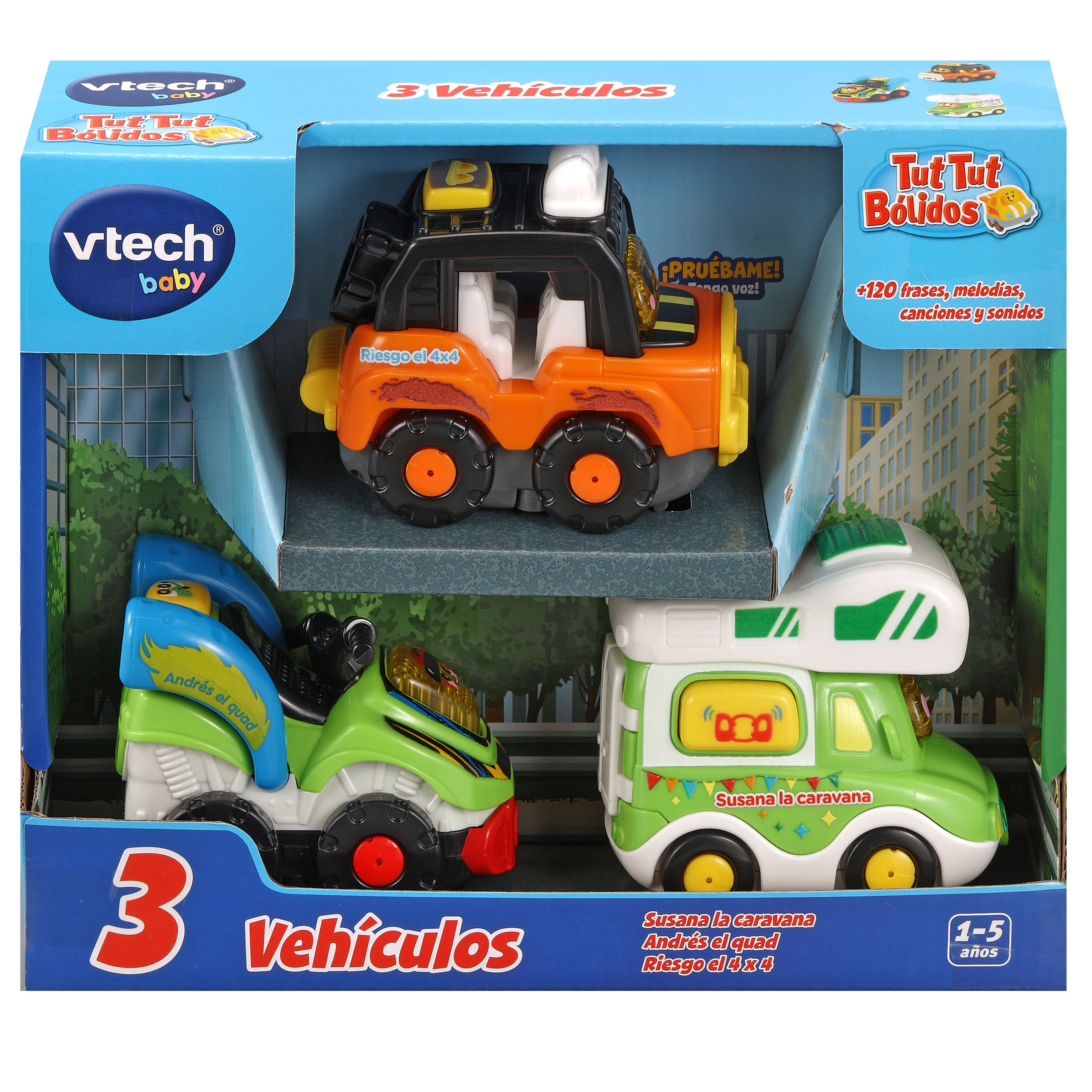 BABY TUT TUT BOLIDOS 3 VEHICULOS 420567