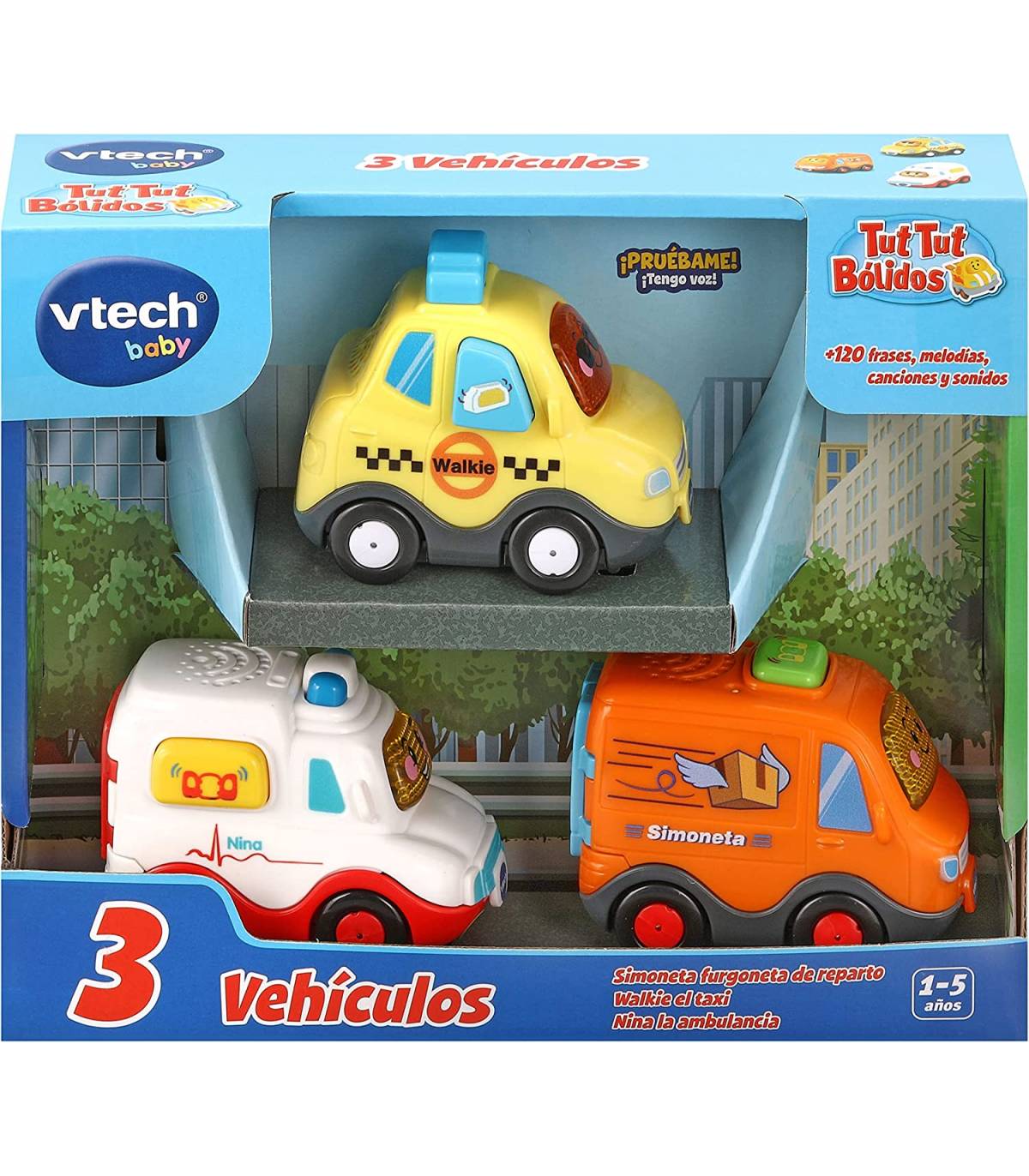 BABY TUT TUT BOLIDOS 3 VEHICULOS 420577