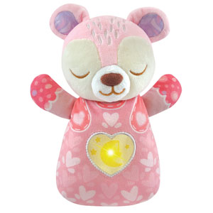 PELUCHE DE CUNA OSITO ROSA MELODIA  539857