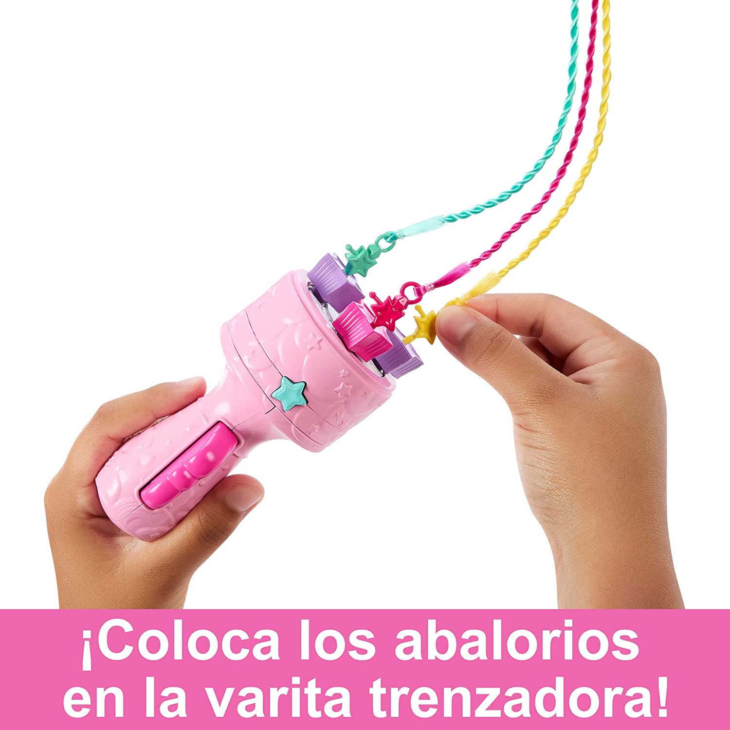 BARBIE PELO DE FANTASIA CON ESTILO TRENZADO HNJ06