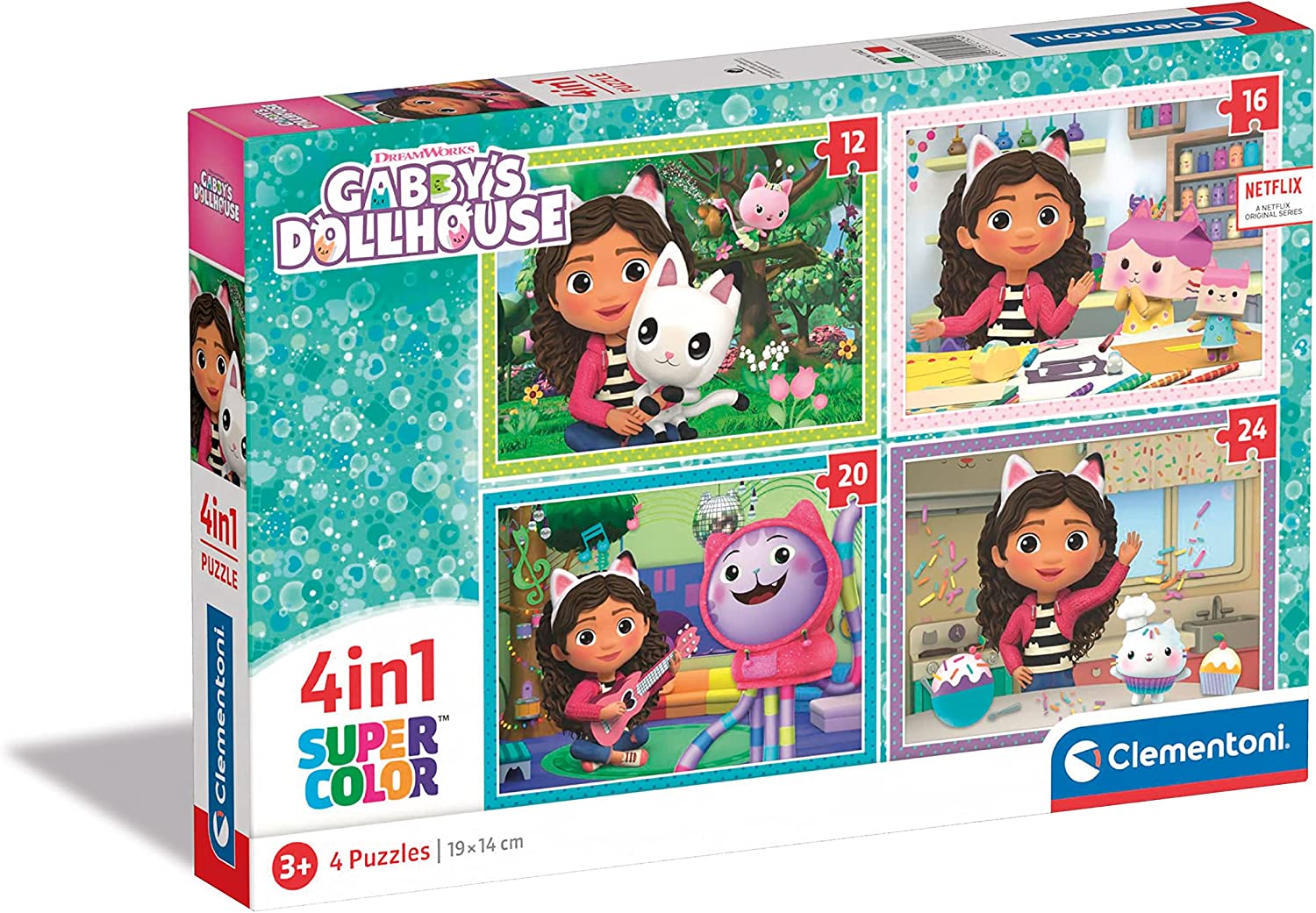 PUZZLE 4 EN 1 CASA DE MUÑECAS GABBY 21524