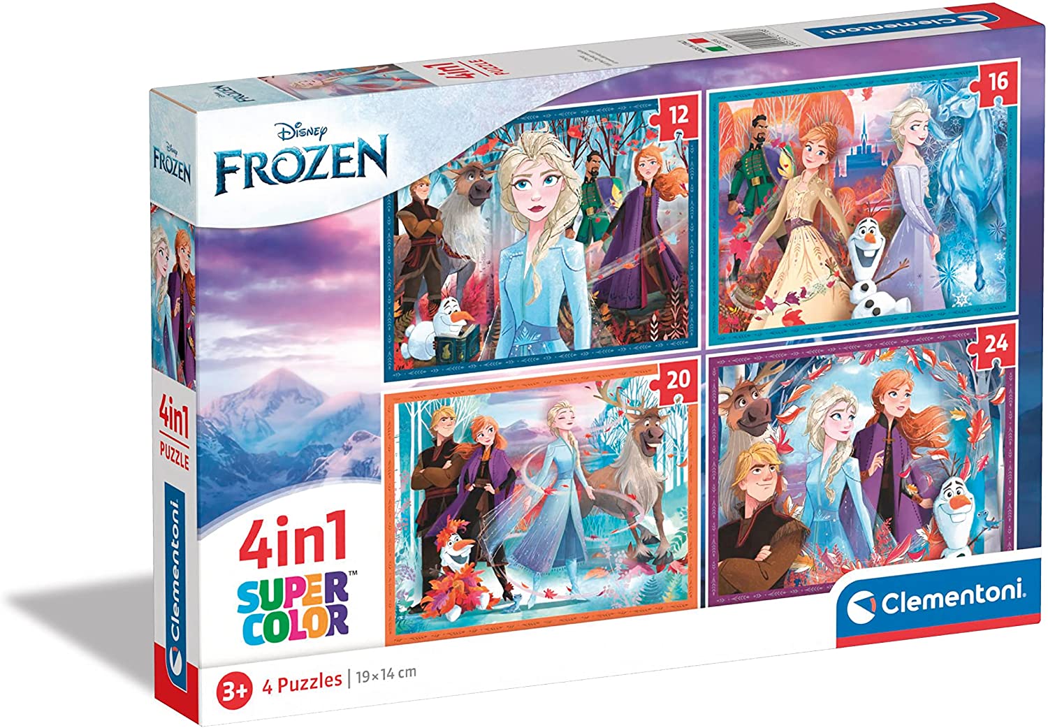 4IN1 PUZZLE FROZEN 21518