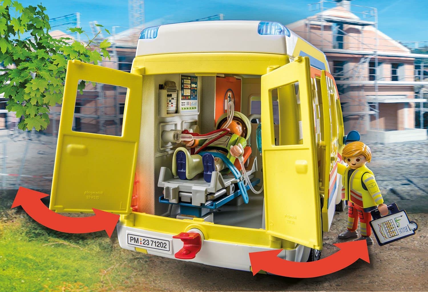 AMBULANCIA CON LUZ Y SONIDO 71202
