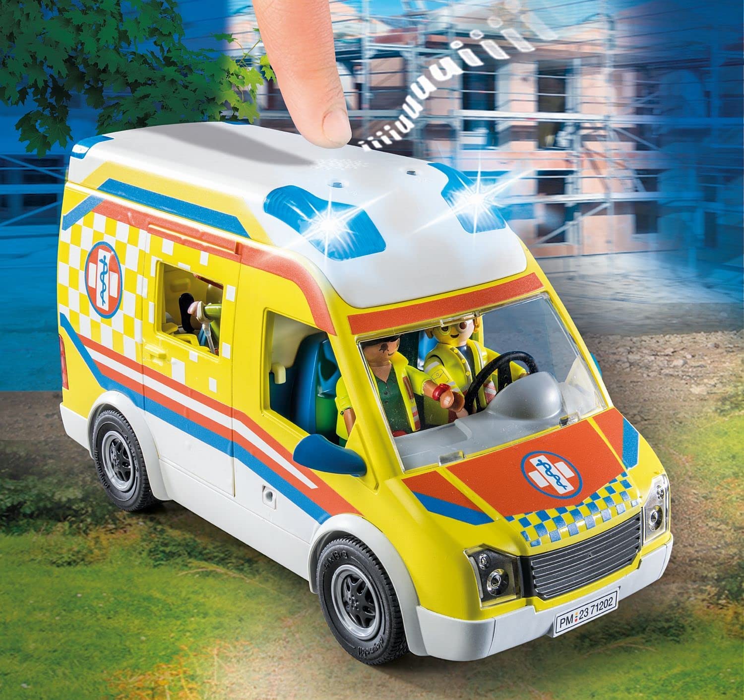 AMBULANCIA CON LUZ Y SONIDO 71202