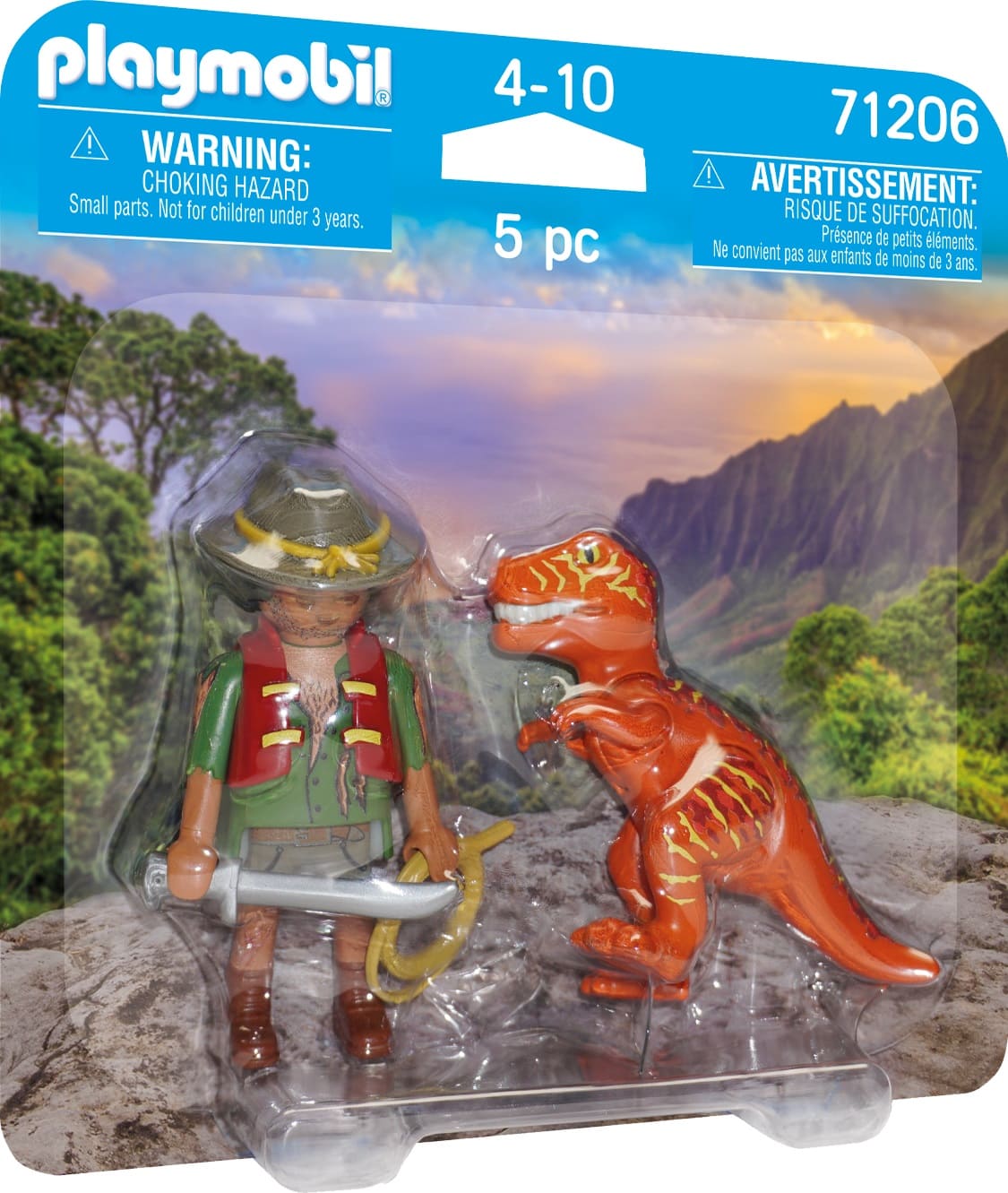 DUO PACK AVENTURERO CON T-REX 71206